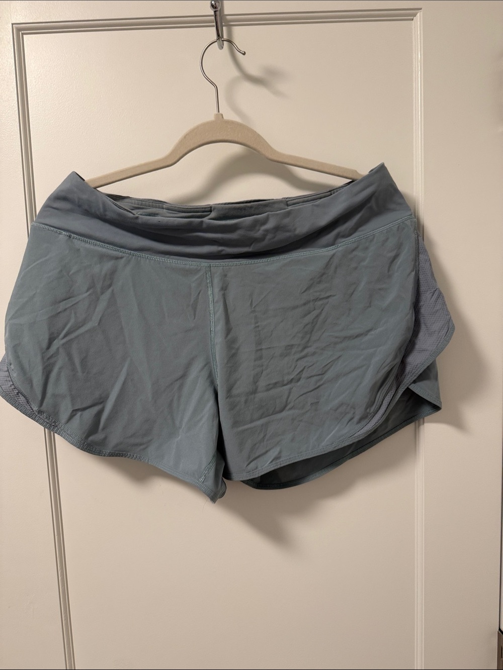 lululemon athletica Dusty Blue Athletic Shorts